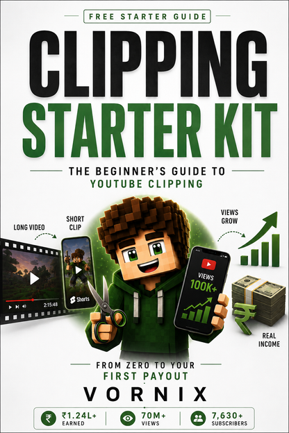 Clipping Starter Kit — Post Your First Viral Clip in 3 Days