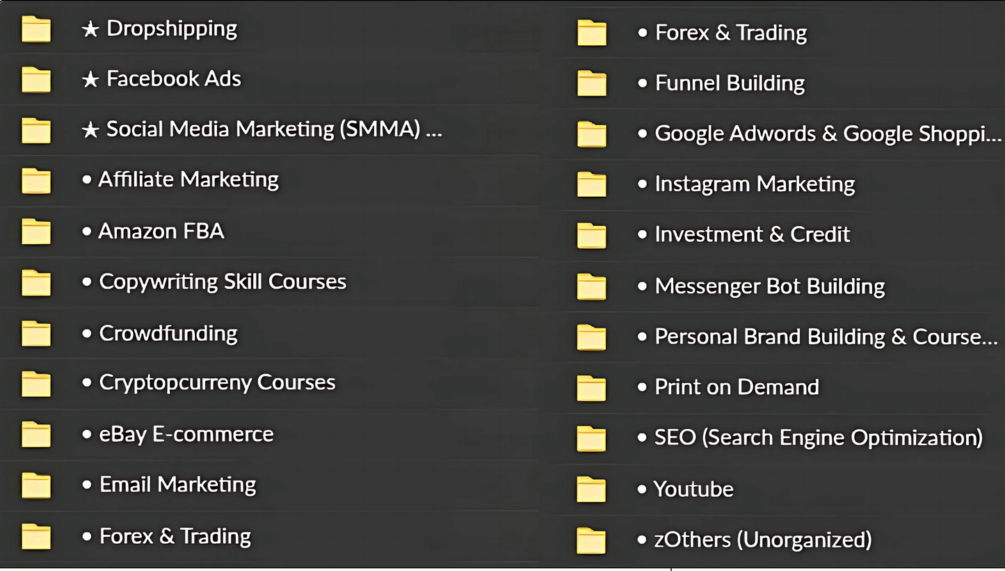 Money Making Course Full Collection - 4 TB  (2025)