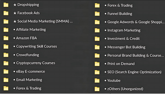 Money Making Course Full Collection - 4 TB  (2025)